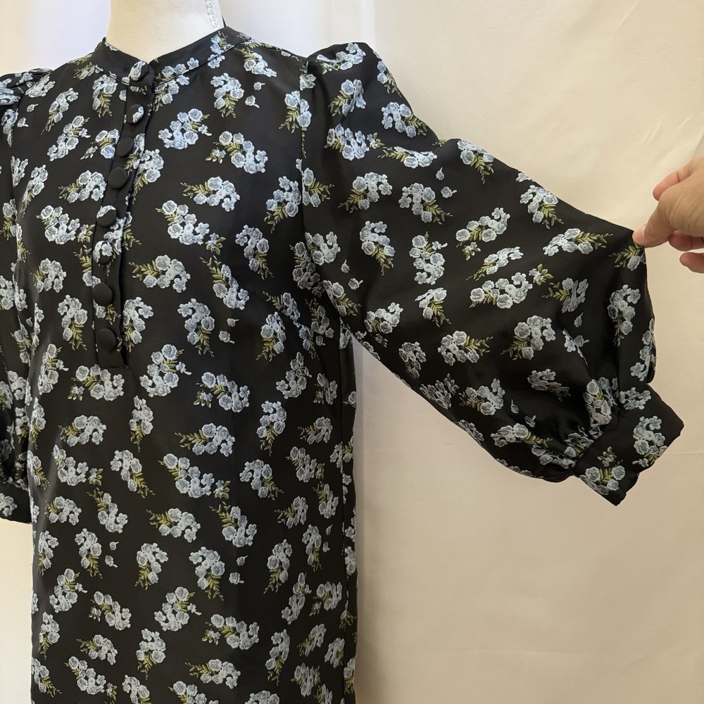 Tuckernuck Pomander Place Samantha Dress Small Jacquard Heirloom Floral - Picture 6 of 14
